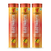 1 - Potencia Electrolyte Effervescent,  15 tablet(s)  Toffee Mango (Pack of 3) 