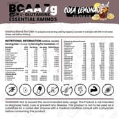 3 - White Wolf BCAA 7g,  0.97 lb  40 Servings  Cola Lemonade 