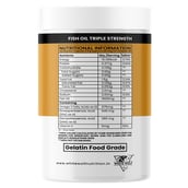 4 - White Wolf Triple Strength Fish Oil with Vitamin E, 30 capsules