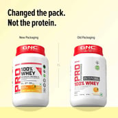 11 - GNC Pro Performance 100% Whey Protein New Formulation, 2 lb Mango Smoothie