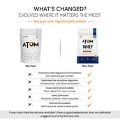 2 - AS-IT-IS Nutrition ATOM Whey Protein with Enzymes, 2.2 lb Choco Peanut