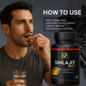 2 - PRIME VITA Shilajit Gold 1000mg,  60 capsules 