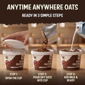MuscleBlaze High Protein Oats 50g x 6 Pack Cocoa Rich Chocolate&nbsp;