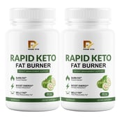 1 - PRIME VITA Rapid Keto Fat Burner 800mg,  60 capsules  Unflavoured (Pack of 2) 