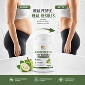 6 - PRIME VITA Rapid Keto Fat Burner 800mg,  60 capsules  Unflavoured (Pack of 2) 