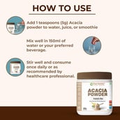 6 - Pure Nutrition Acacia Powder,  250 g  Unflavoured 