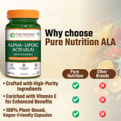6 - Pure Nutrition Alpha-Lipoic Acid (ALA),  60 veggie capsule(s) 