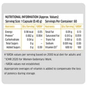 HealthKart HK Vitals Vitamin D3 and Iron Folic Acid 60 caps Combo