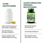 9 - Vlado's Himalayan Organics Multivitamin with Probiotics 90+ Ingredients,  180 tablet(s)  Unflavoured 