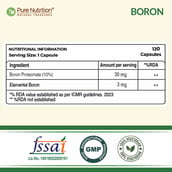 3 - Pure Nutrition Boron, 120 veggie capsule(s)
