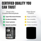 6 - BeastLife Creatine Monohydrate, Peach 0.70 lb