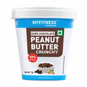 1 - Myfitness by brnd.me Dark Chocolate Peanut Butter, 1 kg Crunchy