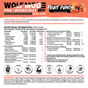 2 - White Wolf Pre-Workout Wolf Mode, 1.06 lb Fruit Punch