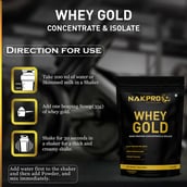 5 - Nakpro Whey Gold Protein Concentrate, 2.2 lb Chocolate Cream