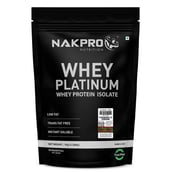 1 - Nakpro Whey Platinum Whey Protein Isolate, 2.2 lb Cookies & Cream