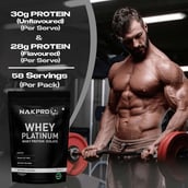 4 - Nakpro Whey Platinum Whey Protein Isolate, 4.4 lb Coffee