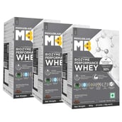 MuscleBlaze Biozyme Performance Whey Rich Chocolate 540g - 15 sachets x 36g