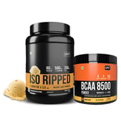 1 - QNT ISO Ripped 2.2 lb Kesar Malai Kulfi with BCAA 8500 Combo, 0.39 lb Mango