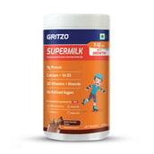 10 - Supermilk Gritzo Growth for Boy 7-12 years,  400 g  Double Chocolate