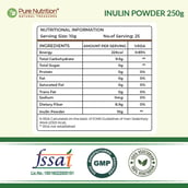 2 - Pure Nutrition Inulin Powder,  250 g  Unflavoured 