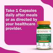 6 - Pure Nutrition L-Glutathione, Unflavoured 60 veggie capsule(s)
