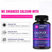 3 - Vitaminhaat Calciflex 1100mg,  60 capsules  Unflavoured 