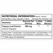 4 - HealthyHey Nutrition Papaya Leaf Extract, 60 veggie capsule(s)
