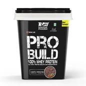 1 - Rawsome Pharm PRO BUILD 100% Whey Protein, 4.4 lb Cafe Mocha