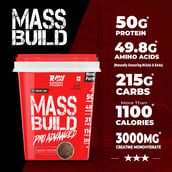 2 - Rawsome Pharm MASS BUILD Pro Advanced,  5.9 lb  Cafe Mocha 