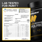5 - Nutrabay Gold Pea Protein, 1.1 lb Rich Chocolate Creme