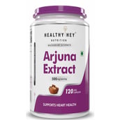 1 - HealthyHey Nutrition Terminalia Arjuna Bark Extract, 120 capsules