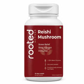 1 - Rooted Active Naturals Reishi Organic Mushroom Extract, 60 veggie capsule(s)