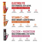 10-(6 - Potencia Reload & Revive Kit, 45 tablet(s) Electrolyte(Toffee Mango)+ Vitamin C & Zinc(Orange)+ Calcium & Magnesium(Strawberry Rose)