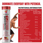 6 - Potencia Testosterone Booster Effervescent,  15 tablet(s)  Cherry Lemonade (Pack of 3) 