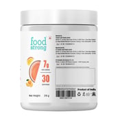 6 - Foodstrong Hydrolyzed Marine Collagen,  210 g  Orange 
