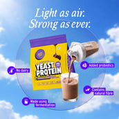 6 - Yogabar Yeast Protein, 1.1 lb Chocolate (Pack of 2)