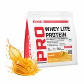 1 - GNC Pro Performance Whey Lite Protein,  2.2 lb  Mango 