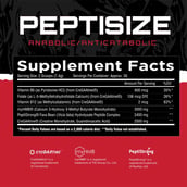 3 - Unmatched Peptisize Anabolic,  222 g  Unflavoured 