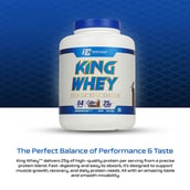 4 - Ronnie Coleman King Whey Protein,  5 lb  Coffee Toffee