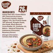 4 - Scoopeat 26g Super Protein Oats, 400 g Chocolate