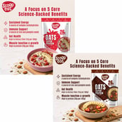 5 - Scoopeat 26g Super Protein Oats Combo, 2 Piece(s)/Pack Chocolate & Strawberry - 400g Each