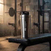 3 - MuscleBlaze Stainless Steel Gym Shaker, Silver 700 ml
