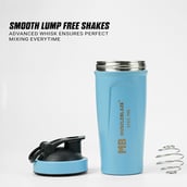 4 - MuscleBlaze Stainless Steel Gym Shaker, Blue 700 ml