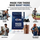 11 - AS-IT-IS Nutrition ATOM Mass Gainer, 2.2 lb Double Rich Chocolate
