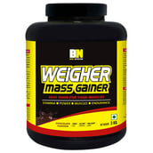 Bigg Nutrition Weigher Mass Gainer,  6.6 lb  Chocolate + Shaker Free 
