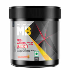 2 - MuscleBlaze PRE Workout 200 Xtreme, 0.22 lb Fruit Punch