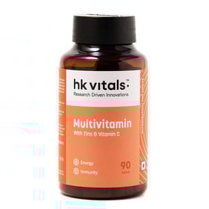2 - HK Vitals Multivitamin with Zinc & Vitamin C,  90 tablet(s)  Unflavoured 