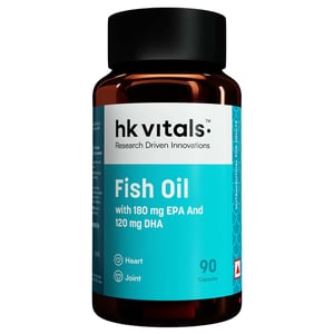 2 - HK Vitals Fish Oil 1000mg with 180mg EPA and 120mg DHA,  90 capsules 