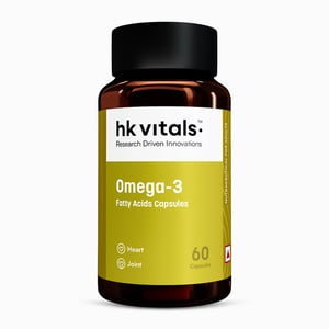 2 - HK Vitals Omega-3 1000mg with 180mg EPA & 120mg DHA,  60 capsules 