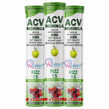 Raskam ACV Moringa- 15 tablet(s) Mixberry (Pack of 3)